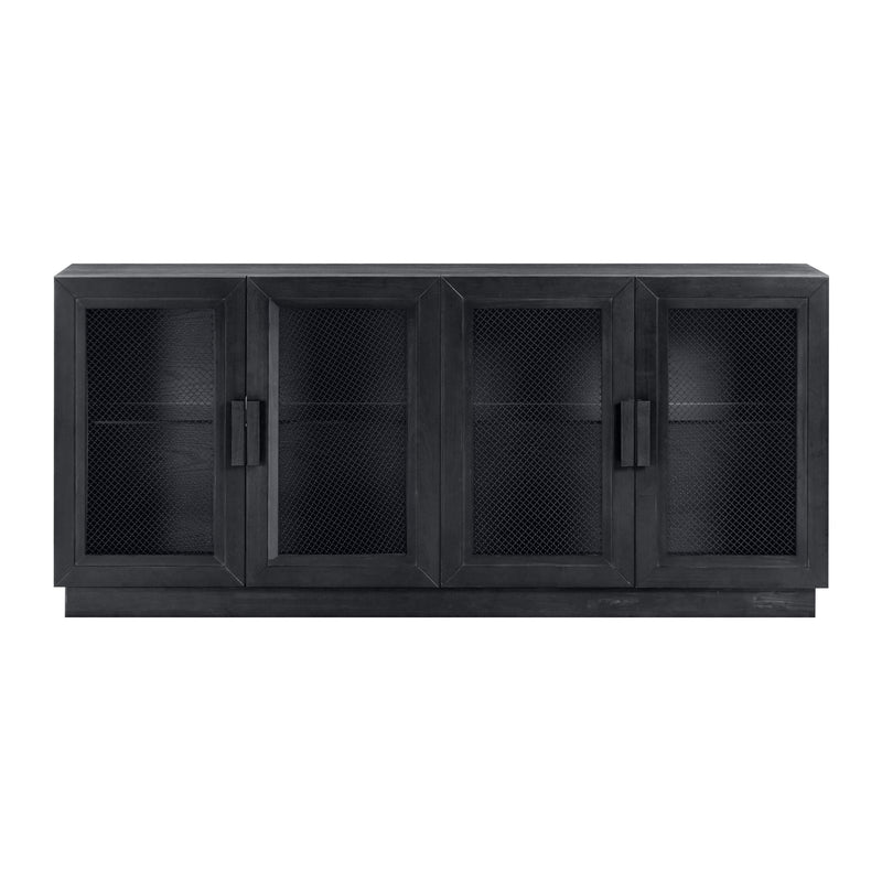 Nolan 72" Wood Console - Black