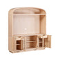 Marlow 77" Wood Entertainment Center - Natural
