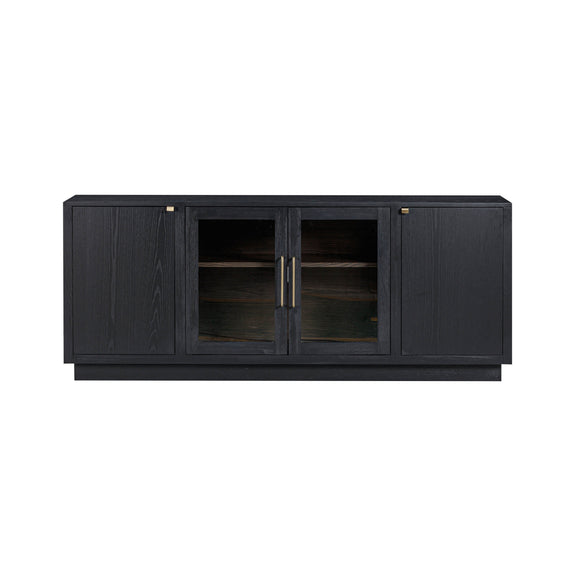 Marlow 77" Wood Console - Black