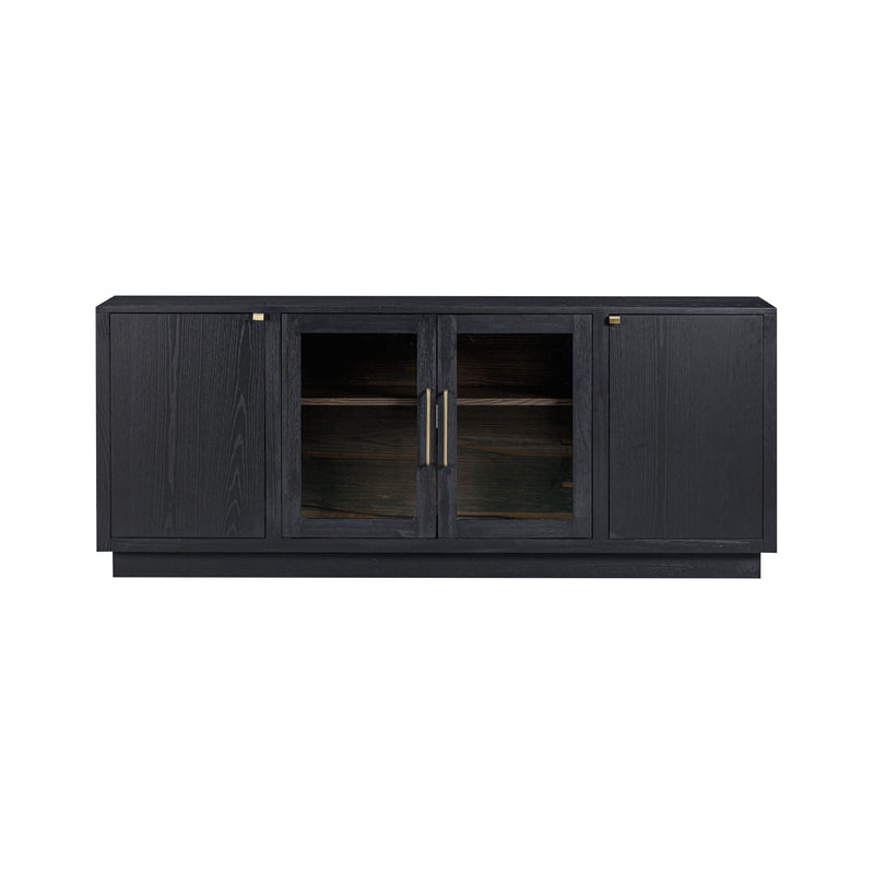 Marlow 77" Wood Console - Black