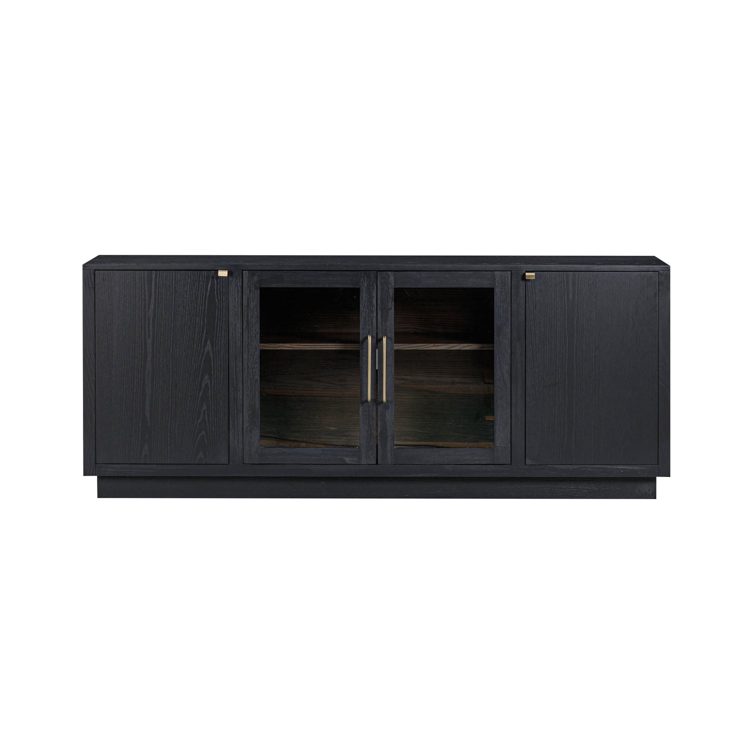 Marlow 77" Wood Console - Black