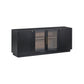 Marlow 77" Wood Console - Black