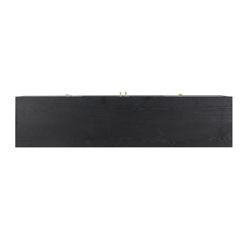 Marlow 77" Wood Console - Black
