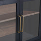 Marlow 77" Wood Console - Black