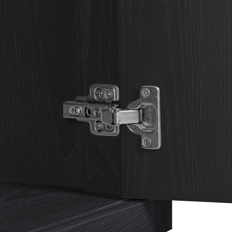 Marlow 77" Wood Console - Black