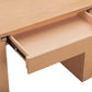 Marlow 64" Wood Executive Desk With Storage - Natural