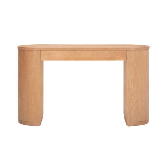 Marlow 52" Wood 2-Drawer Writing Desk - Natural