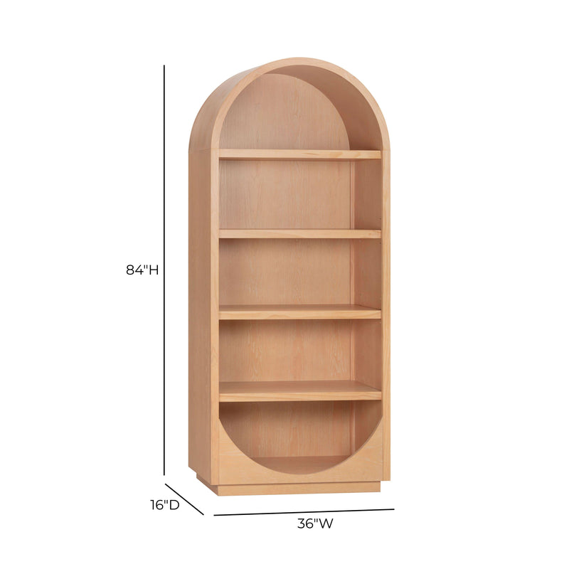 Marlow Wood Bookcase - Natural