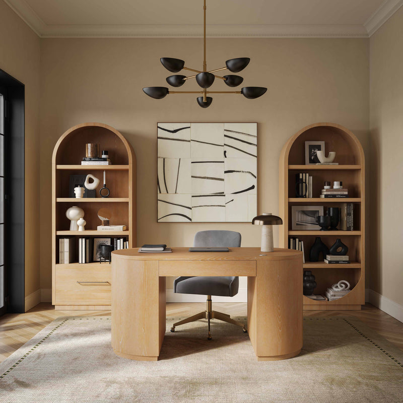 Marlow Wood Bookcase - Natural