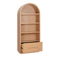 Marlow Wood Bookcase With File Drawer - Natural