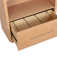Marlow Wood Bookcase With File Drawer - Natural