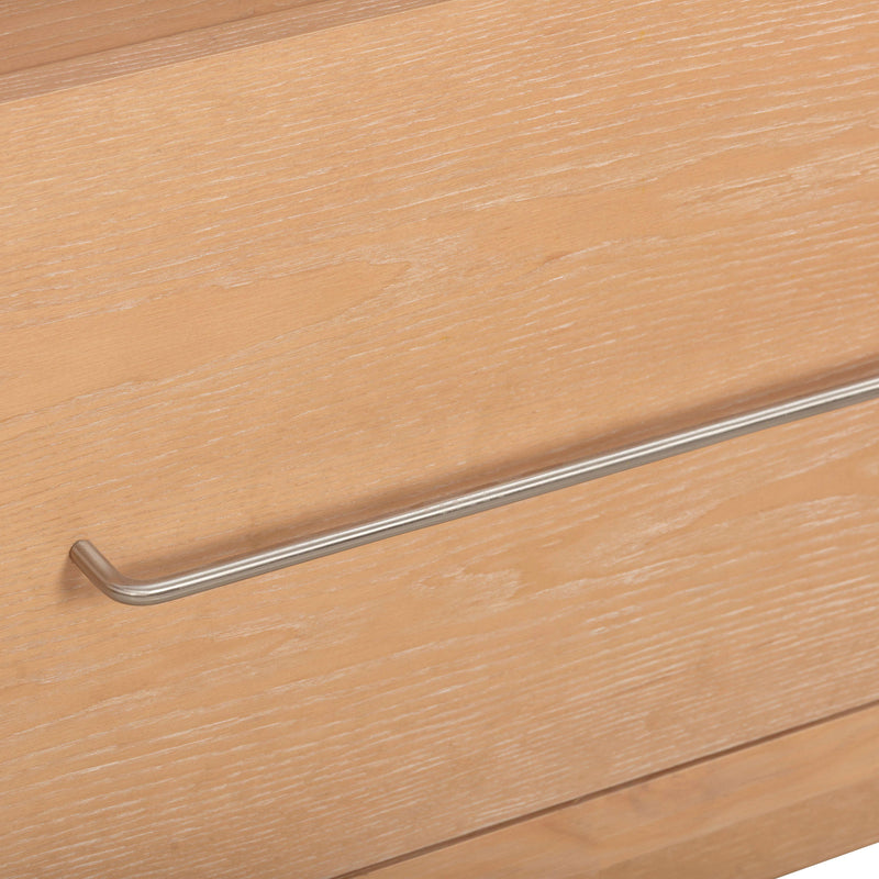 Marlow Wood Bookcase With File Drawer - Natural
