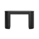 Marlow 52" Wood 2-Drawer Writing Desk - Black