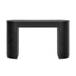 Marlow 52" Wood 2-Drawer Writing Desk - Black