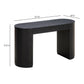 Marlow 52" Wood 2-Drawer Writing Desk - Black