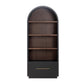 Marlow Wood Bookcase With File Drawer - Black