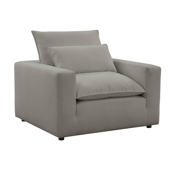 Cali Performance Fabric Armchair - Slate