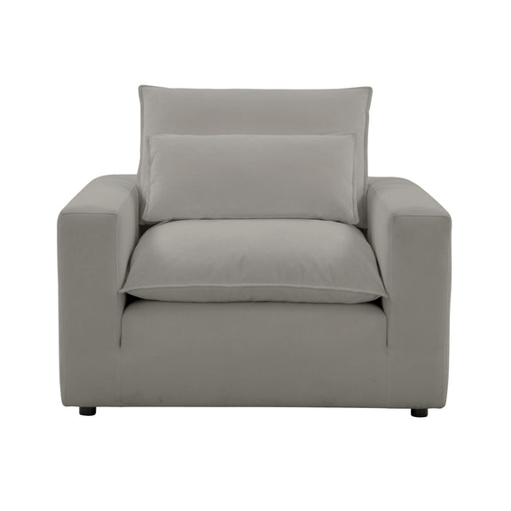 Cali Performance Fabric Armchair - Slate