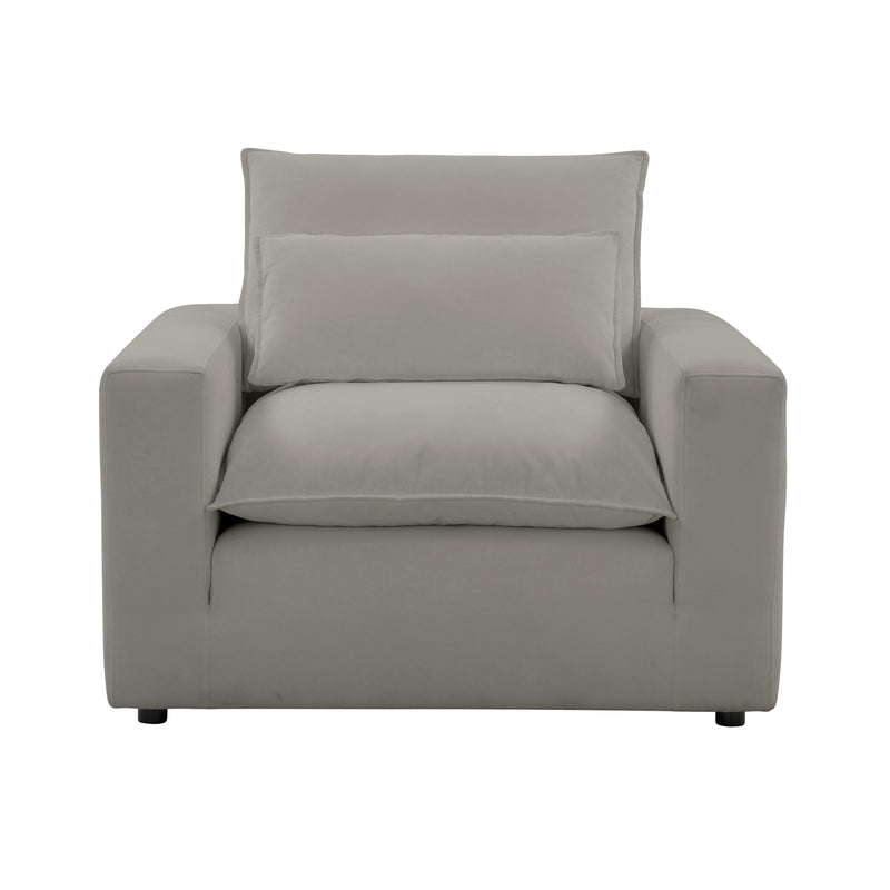 Cali Performance Fabric Armchair - Slate