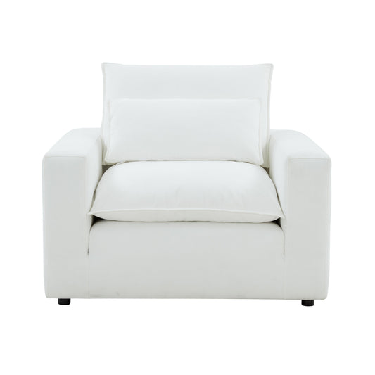 Cali Performance Fabric Armchair - Pearl