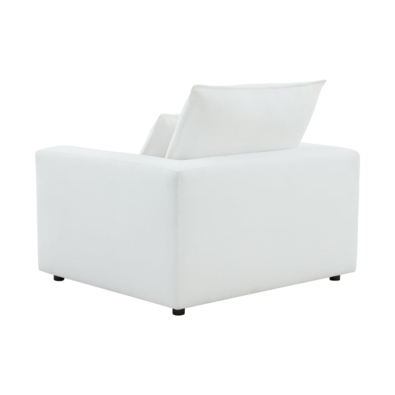 Cali Performance Fabric Armchair - Pearl