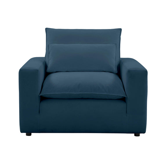 Cali Performance Fabric Armchair - Navy