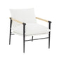 Cali Performance Fabric Accent Chair - Pearl