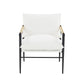 Cali Performance Fabric Accent Chair - Pearl