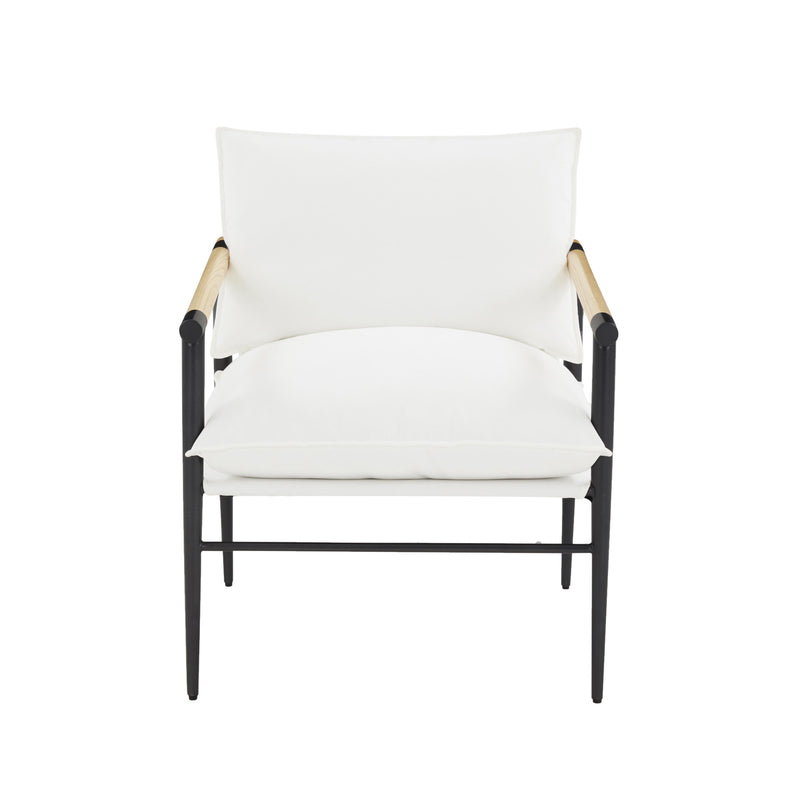Cali Performance Fabric Accent Chair - Pearl
