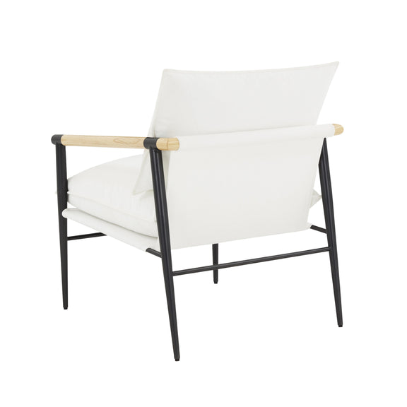 Cali Performance Fabric Accent Chair - Pearl