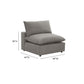 Cali Performance Fabric Modular Armless Chair - Slate