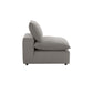 Cali Performance Fabric Modular Armless Chair - Slate