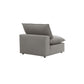 Cali Performance Fabric Modular Armless Chair - Slate