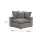 Cali Performance Fabric Modular Corner Chair - Slate