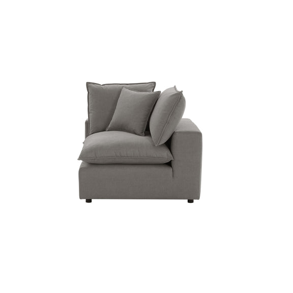 Cali Performance Fabric Modular Corner Chair - Slate