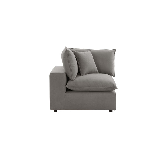 Cali Performance Fabric Modular Corner Chair - Slate