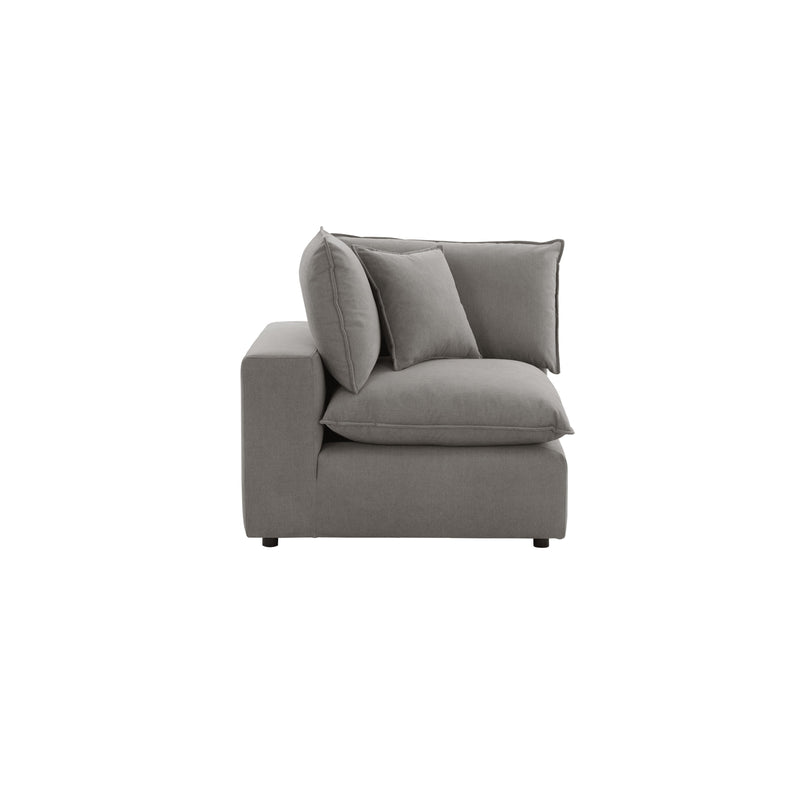 Cali Performance Fabric Modular Corner Chair - Slate