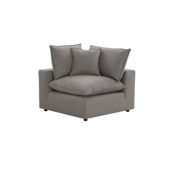 Cali Performance Fabric Modular Corner Chair - Slate