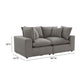 Cali 80" Modular Loveseat - Slate