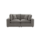 Cali 80" Modular Loveseat - Slate