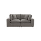 Cali 80" Modular Loveseat - Slate
