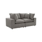 Cali 80" Modular Loveseat - Slate