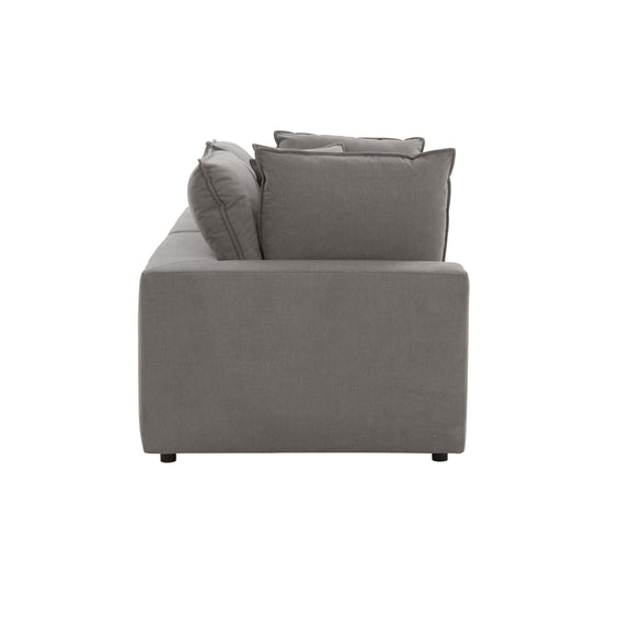 Cali 80" Modular Loveseat - Slate
