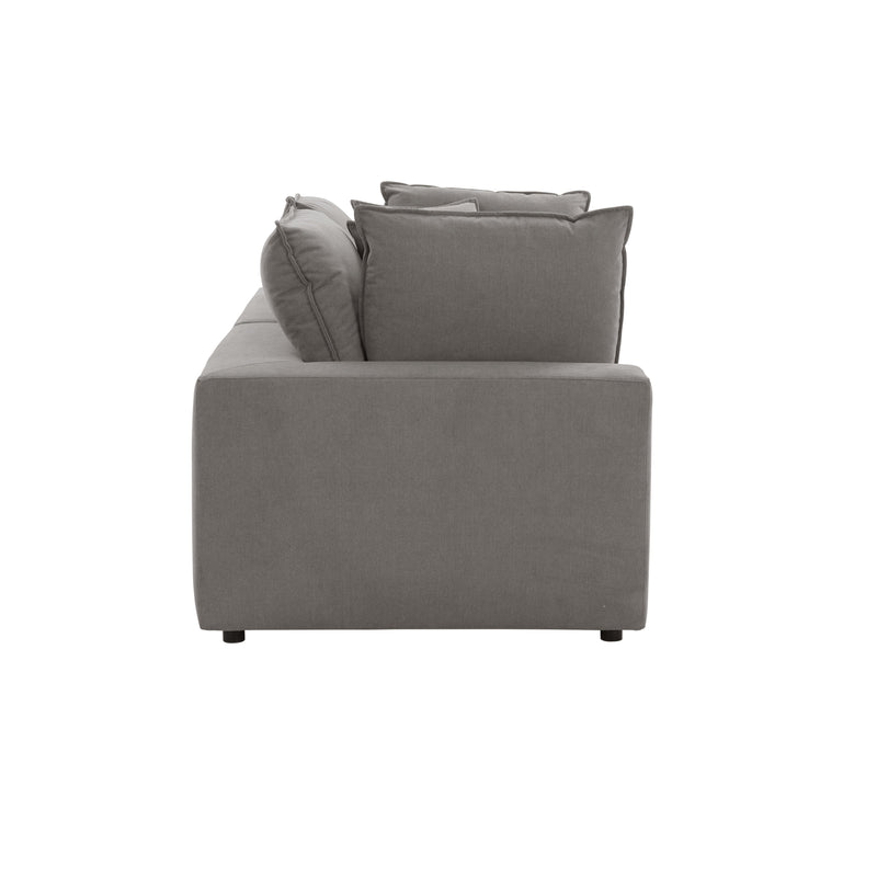 Cali 80" Modular Loveseat - Slate