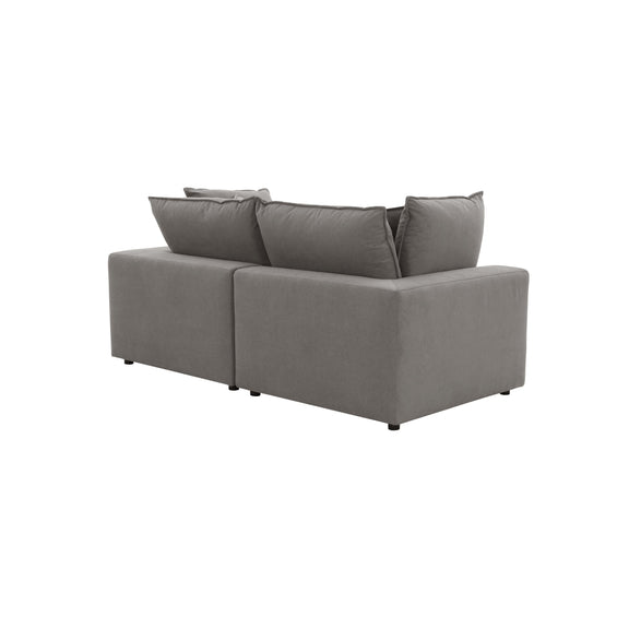 Cali 80" Modular Loveseat - Slate