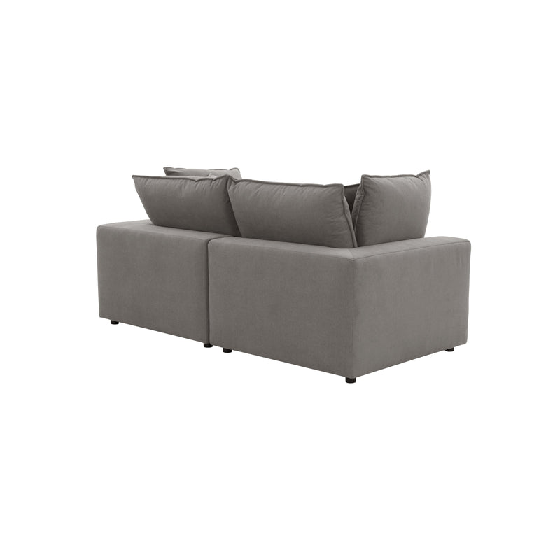 Cali 80" Modular Loveseat - Slate