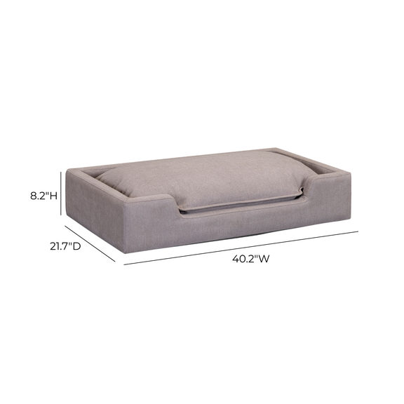 Cali Performance Fabric Modular Pet Bed - Grey