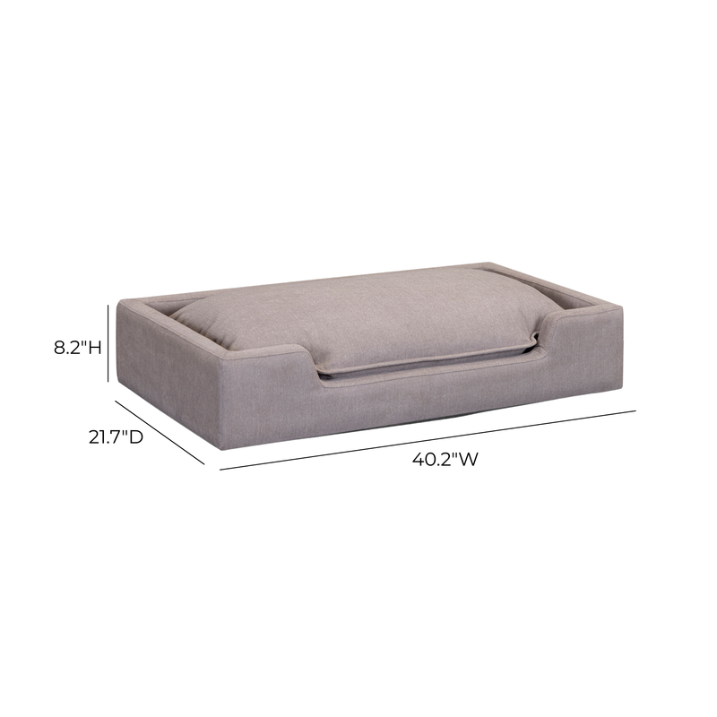Cali Performance Fabric Modular Pet Bed - Grey