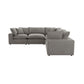 Cali 5-Piece Performance Fabric Modular L-Sectional - Slate