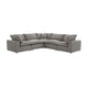 Cali 5-Piece Performance Fabric Modular L-Sectional - Slate